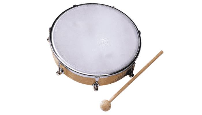 El tambor de mano